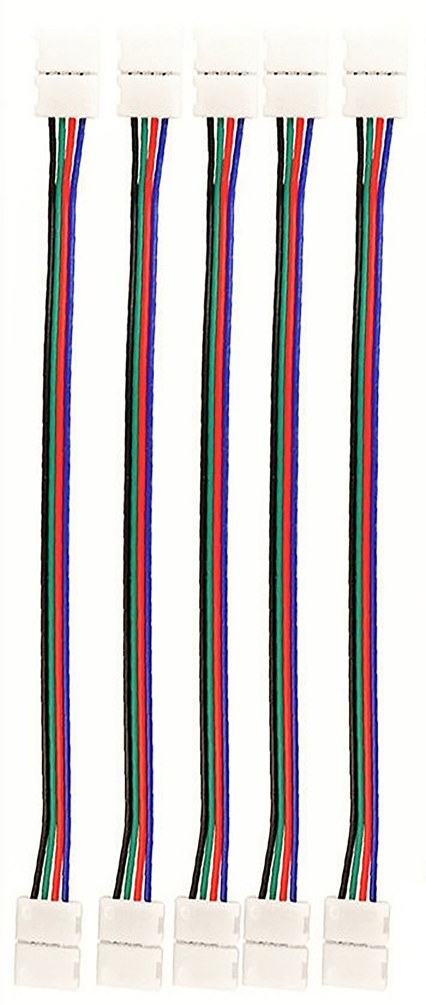 80109  (Pack Of 5) Double Ended RGB Connector